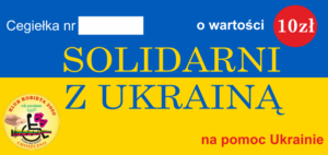 cegiełka na pomoc Ukrainie