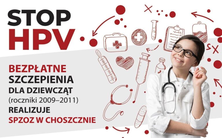 Plakat Stop HPV - SPZOZ Choszczno